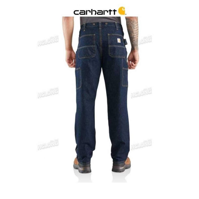 Freight Carhartt Rugged Flex Relaxed Fit Heavyweight Double-Front Utility Logger Jean - Danmark FLD-7495280