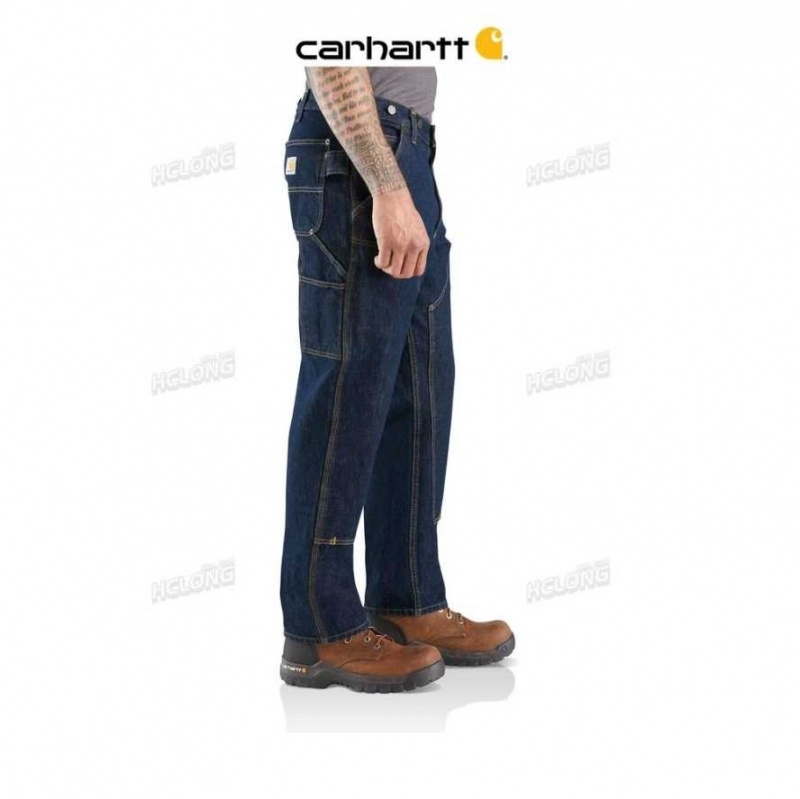 Freight Carhartt Rugged Flex Relaxed Fit Heavyweight Double-Front Utility Logger Jean - Danmark FLD-7495280