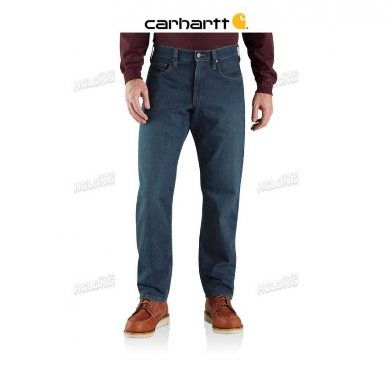 Rapids-Existing Carhartt Rugged Flex Relaxed Fit Fleece-Doublée 5-Pocket Jean - Danmark LVQ-4915109