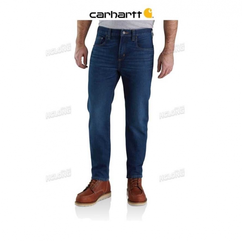 Everest Carhartt Force Droit Fit Low Rise 5-Pocket Tapered Jean - Danmark MWK-6334237