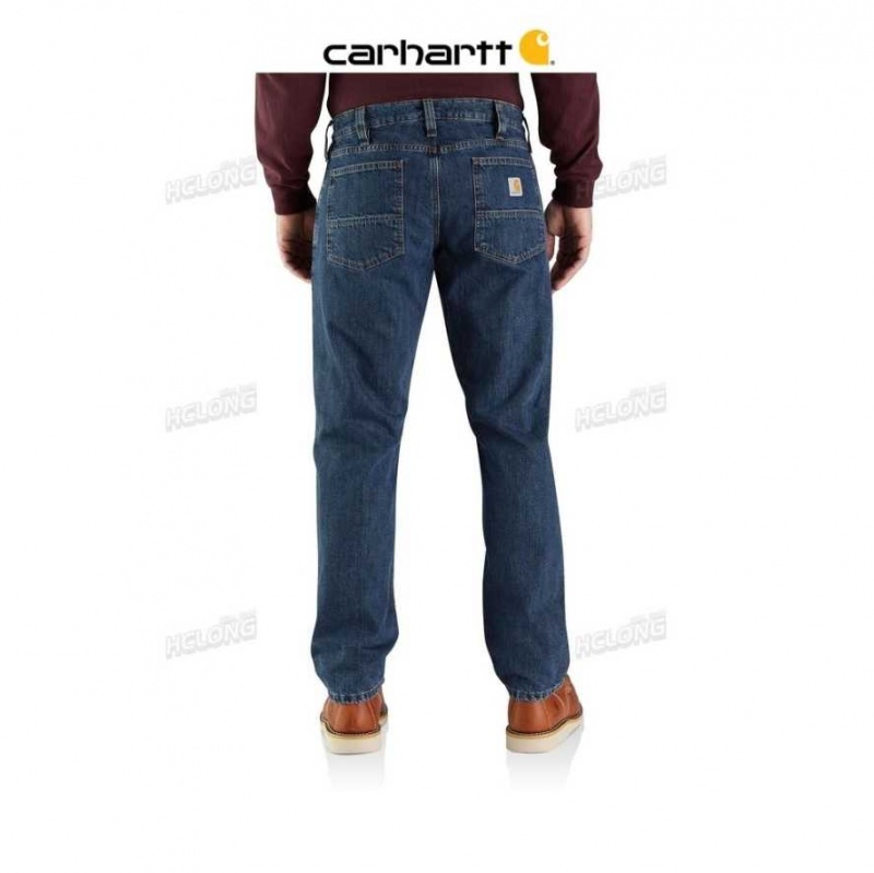 Canal Carhartt Relaxed Fit Flannel-Doublée 5-Pocket Jean - Danmark KCC-4943528