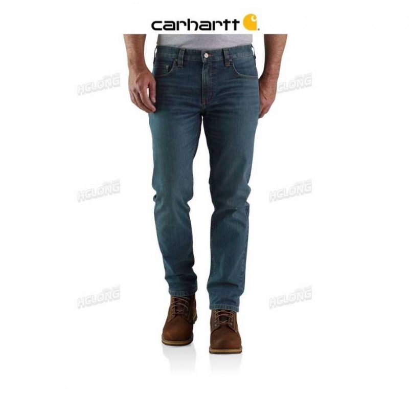 Canyon Carhartt Rugged Flex Relaxed Fit Low Rise 5-Pocket Tapered Jean - Danmark QRA-6145698