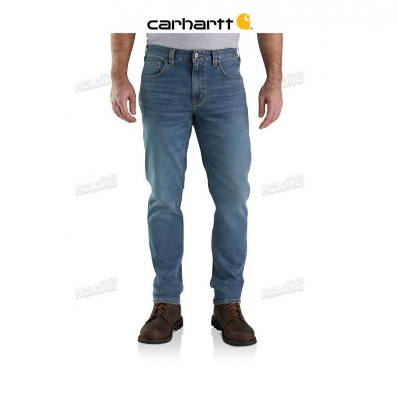 Arcadia Carhartt Rugged Flex Relaxed Fit Low Rise 5-Pocket Tapered Jean - Danmark VGT-9566582