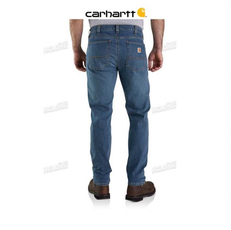 Arcadia Carhartt Rugged Flex Relaxed Fit Low Rise 5-Pocket Tapered Jean - Danmark VGT-9566582