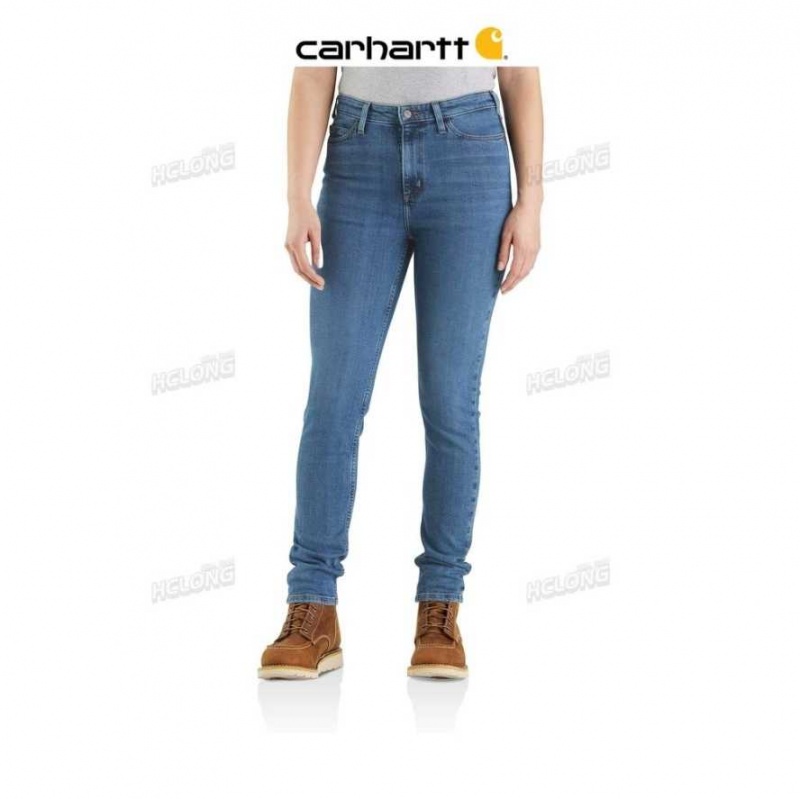 Laurel Carhartt Rugged Flex Slim Fit Tapered High Rise Jean - Danmark VPQ-9728011