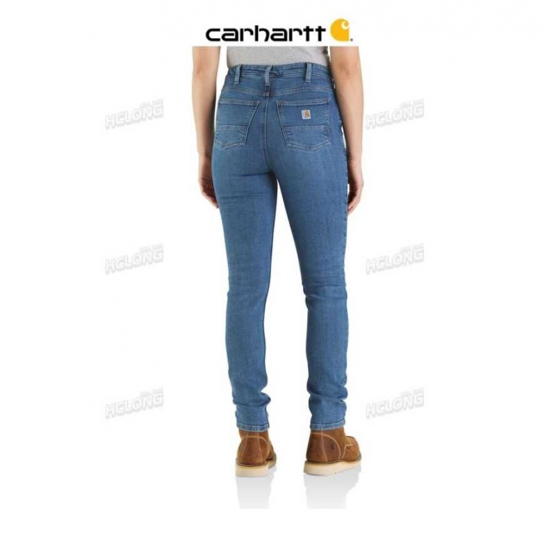 Laurel Carhartt Rugged Flex Slim Fit Tapered High Rise Jean - Danmark VPQ-9728011