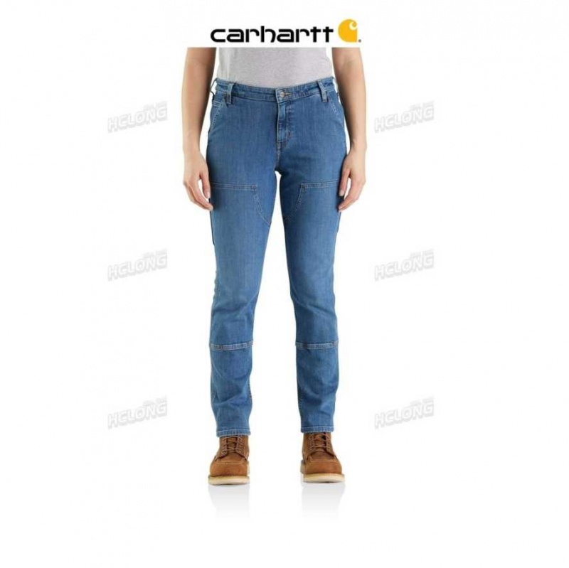 Linden Carhartt Rugged Flex Relaxed Fit Double-Front Jean - Danmark ZNR-0571482