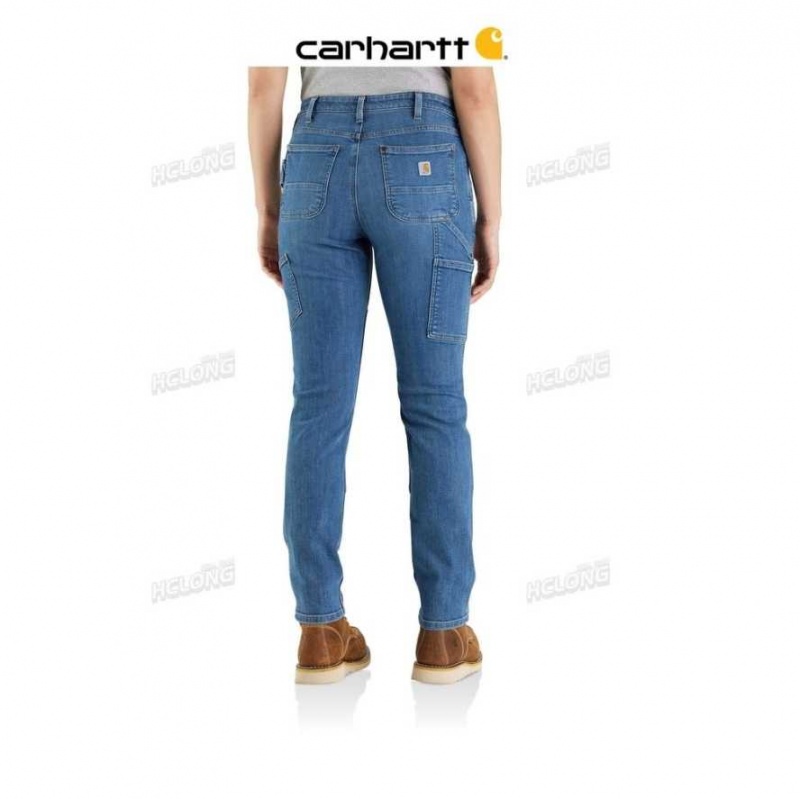 Linden Carhartt Rugged Flex Relaxed Fit Double-Front Jean - Danmark ZNR-0571482