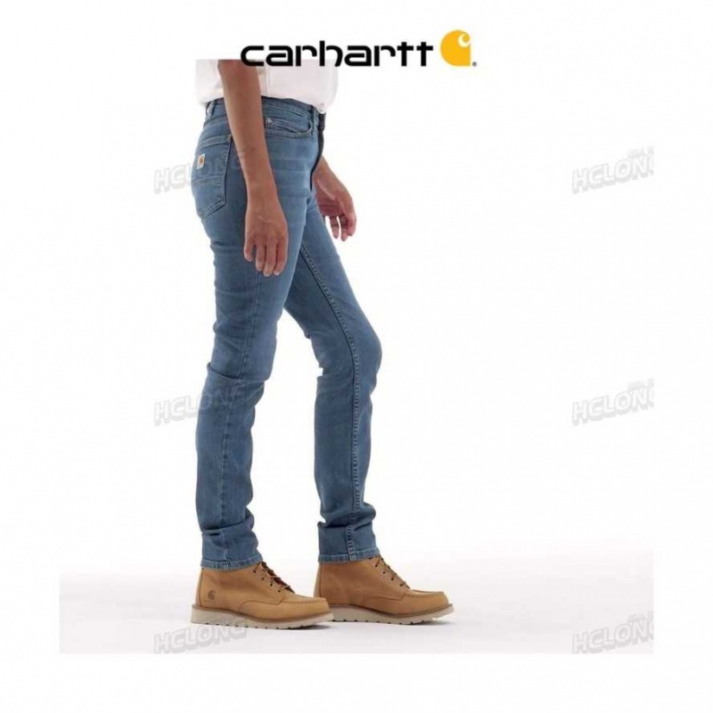 Laurel Carhartt Rugged Flex Slim Fit Tapered High Rise Jean - Danmark VPQ-9728011