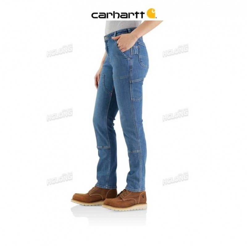 Linden Carhartt Rugged Flex Relaxed Fit Double-Front Jean - Danmark ZNR-0571482