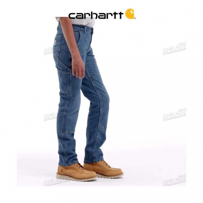 Linden Carhartt Rugged Flex Relaxed Fit Double-Front Jean - Danmark ZNR-0571482