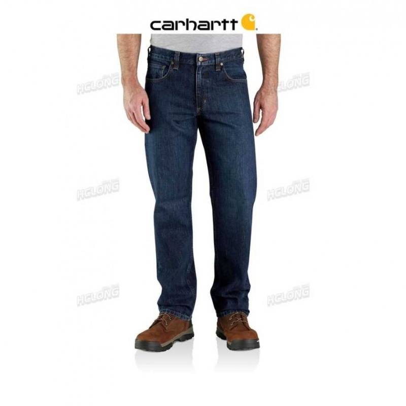 Noir Carhartt Relaxed Fit 5-Pocket Jean - Danmark UGJ-7742366