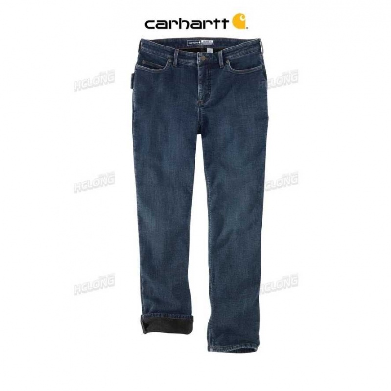 Teak Carhartt Rugged Flex Relaxed Fit Doublée Jean - Danmark BUD-6982947