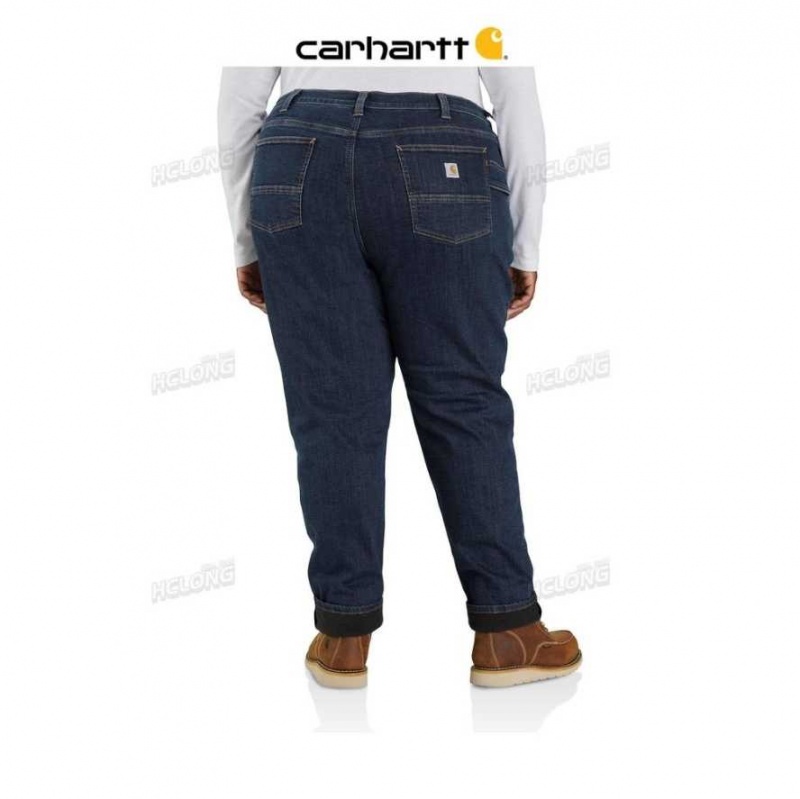 Teak Carhartt Rugged Flex Relaxed Fit Doublée Jean - Danmark BUD-6982947