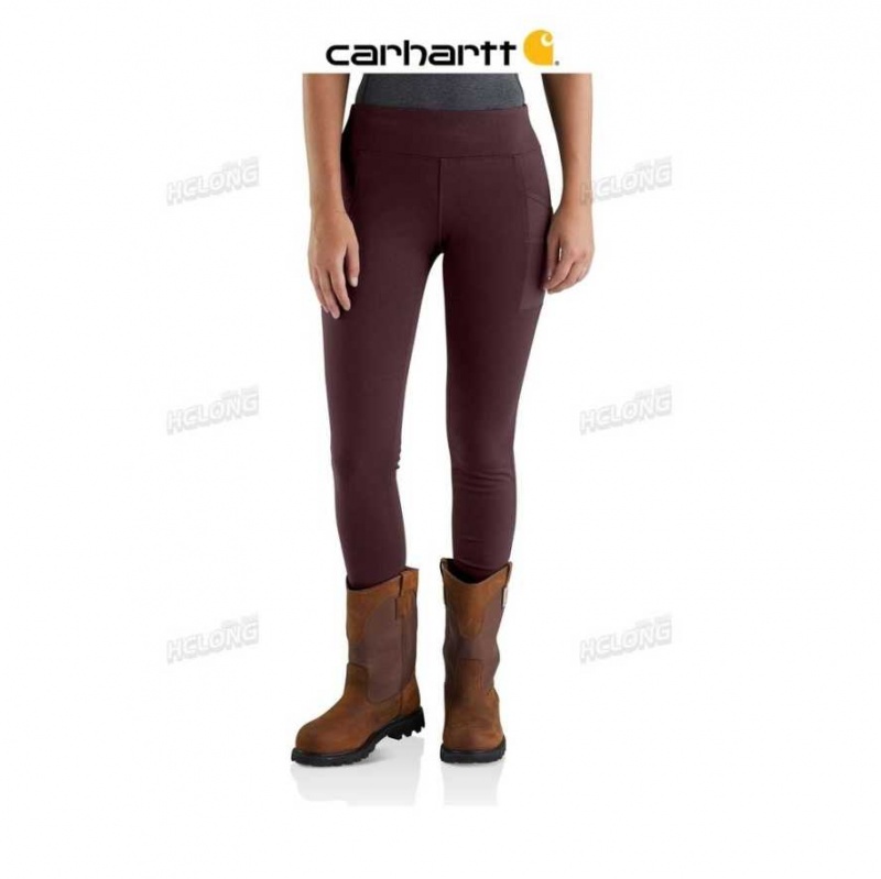 Blackberry Carhartt Force Fitted Legere Utility Legging - Danmark GJH-2550959