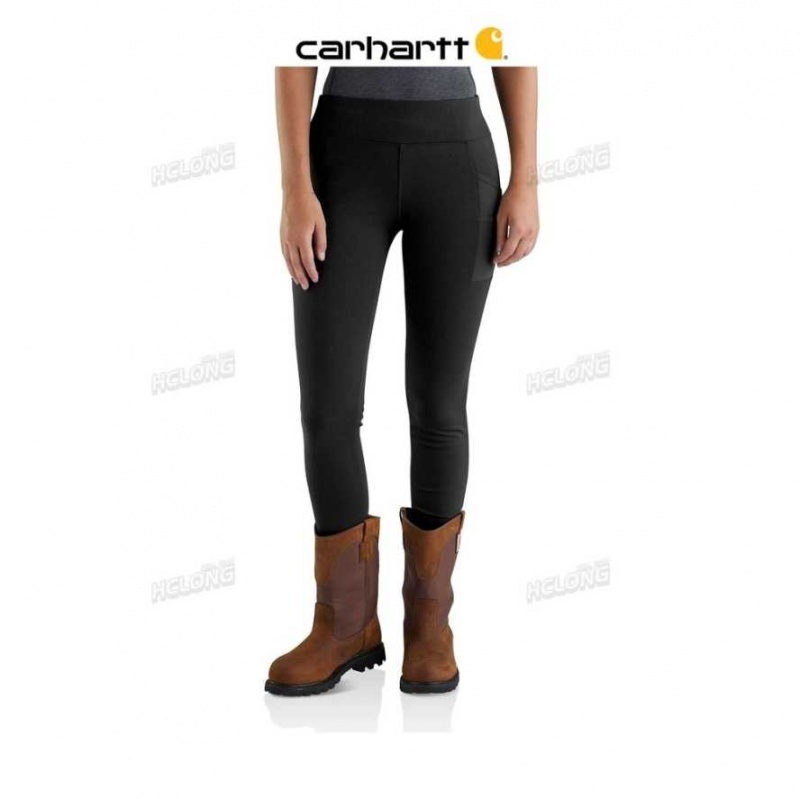 Noir Carhartt Force Fitted Legere Utility Legging - Danmark AXV-6875839