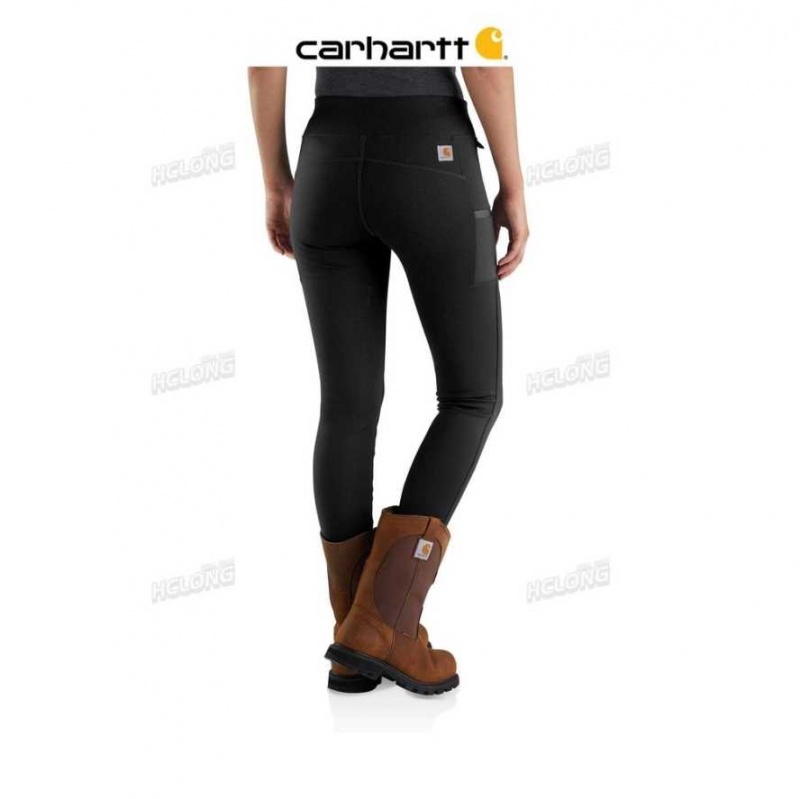 Noir Carhartt Force Fitted Legere Utility Legging - Danmark AXV-6875839