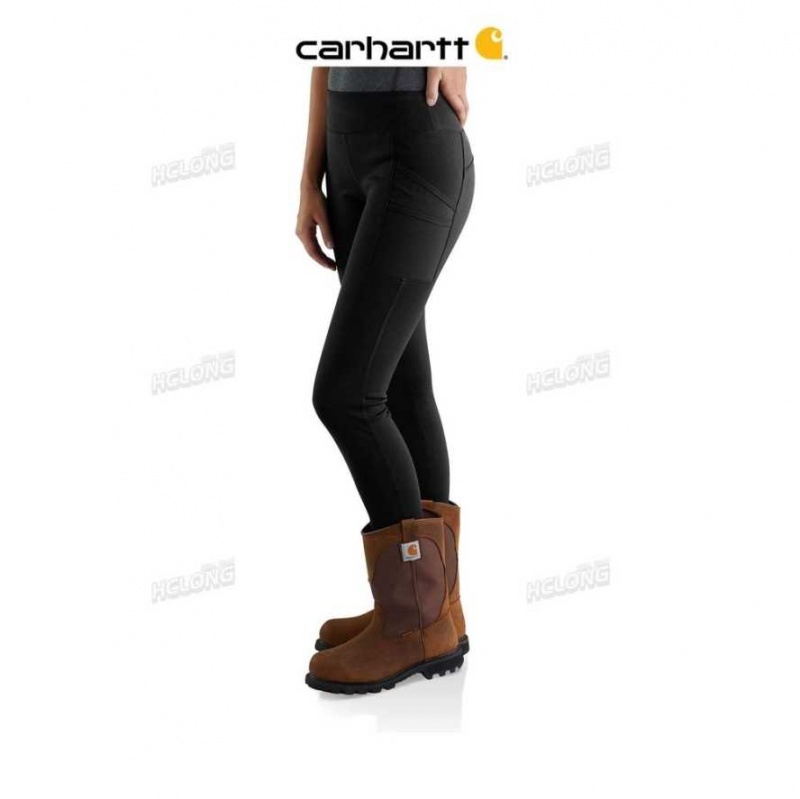 Noir Carhartt Force Fitted Legere Utility Legging - Danmark AXV-6875839