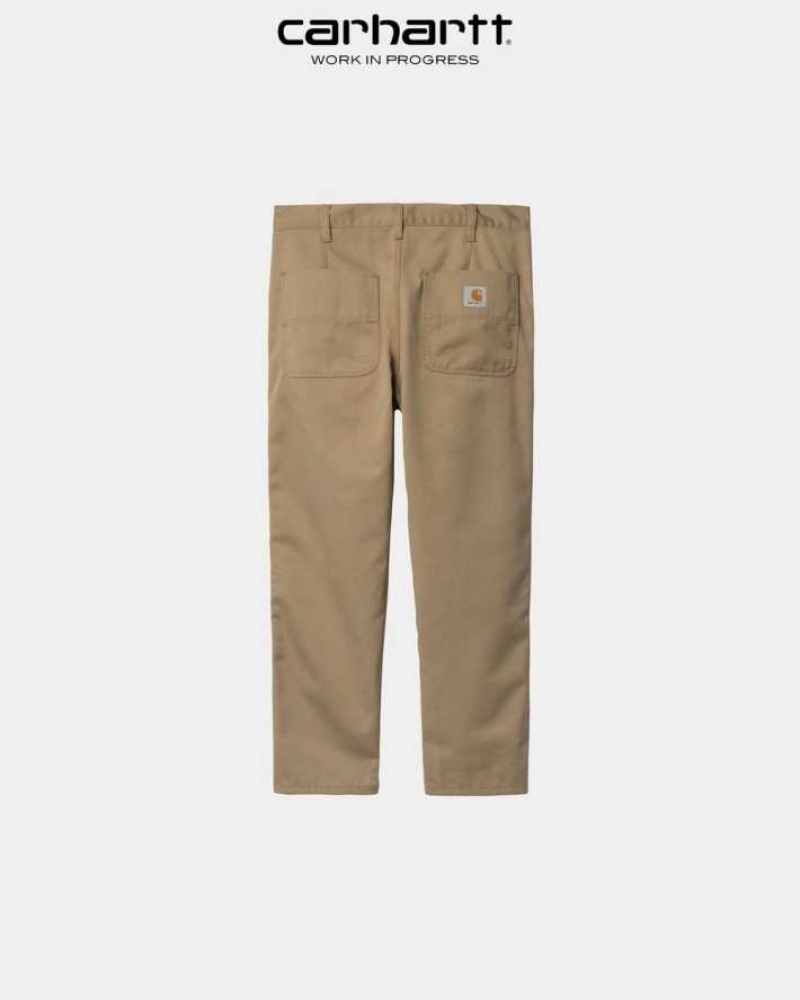 Leather Carhartt Wip Abbott Pant - Danmark PTE-3762270