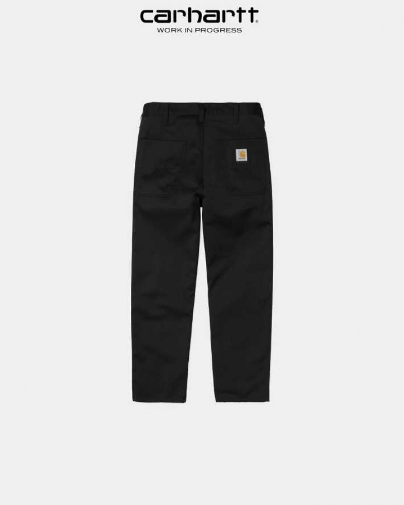 Noir Carhartt Wip Abbott Pant - Danmark NYI-9723710