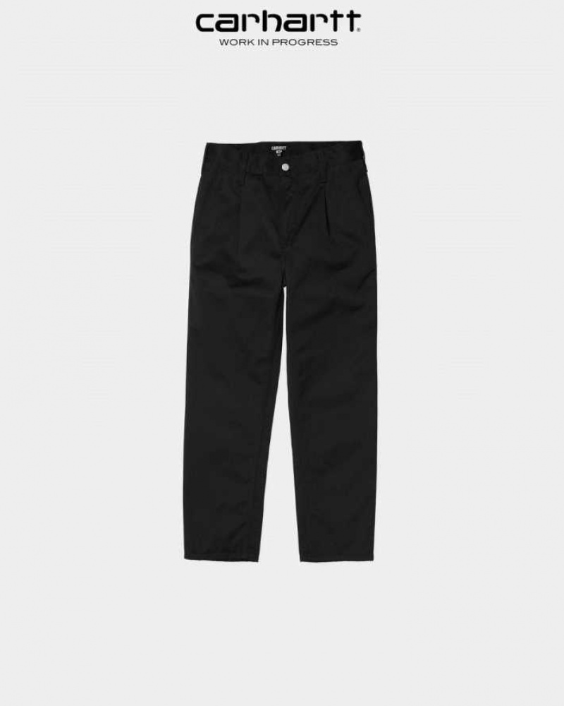 Noir Carhartt Wip Abbott Pant - Danmark NYI-9723710