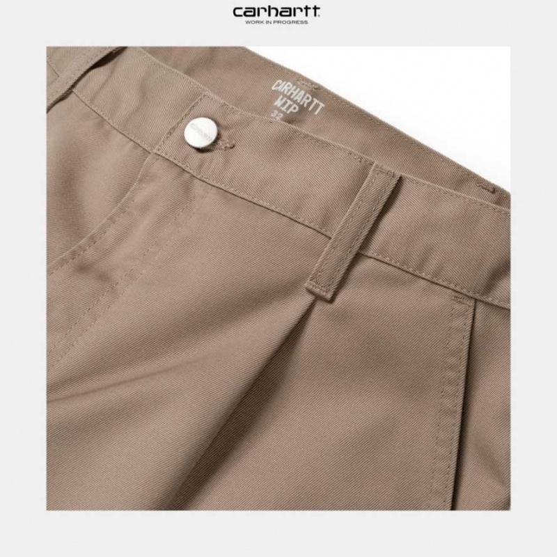 Leather Carhartt Wip Abbott Pant - Danmark PTE-3762270