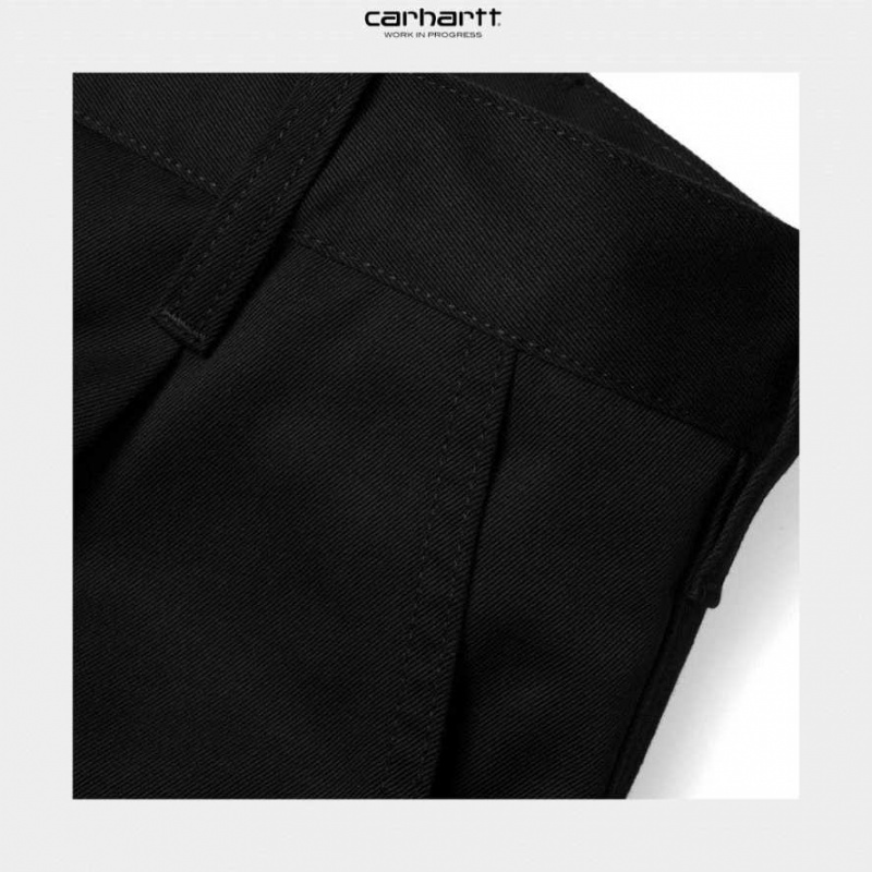 Noir Carhartt Wip Abbott Pant - Danmark NYI-9723710