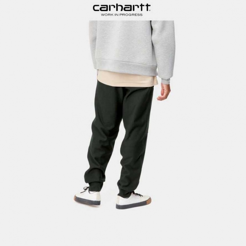 Noir Carhartt Wip American Script Jogging Pant - Danmark QNH-2757538