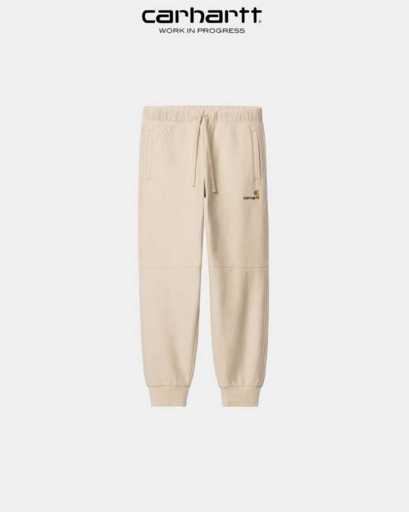 Calico Carhartt Wip American Script Jogging Pant - Danmark KJI-4927427