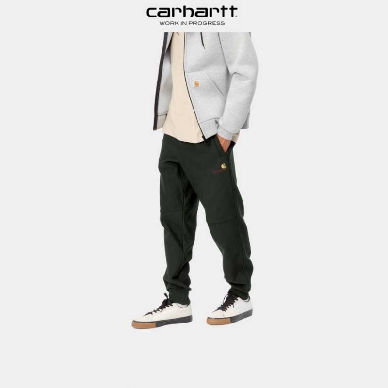 Noir Carhartt Wip American Script Jogging Pant - Danmark QNH-2757538