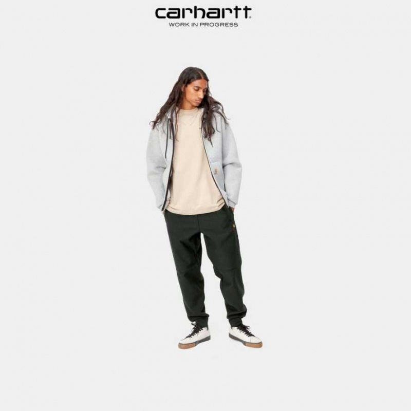 Noir Carhartt Wip American Script Jogging Pant - Danmark QNH-2757538