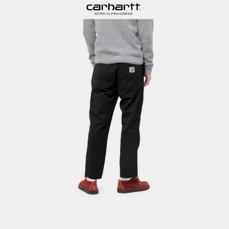 Noir Carhartt Wip Abbott Pant - Danmark NYI-9723710