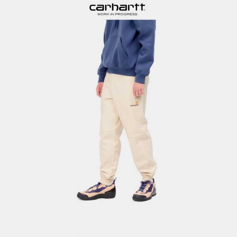 Calico Carhartt Wip American Script Jogging Pant - Danmark KJI-4927427