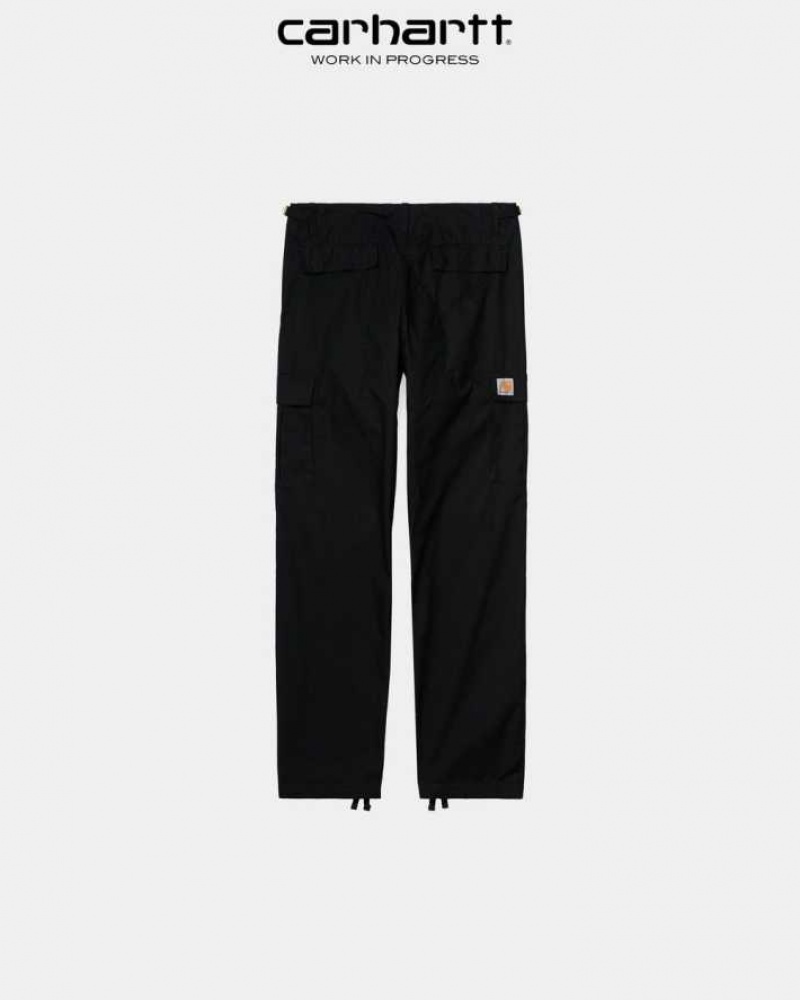 Noir Carhartt Wip Aviation Pant - Danmark QWG-9669553