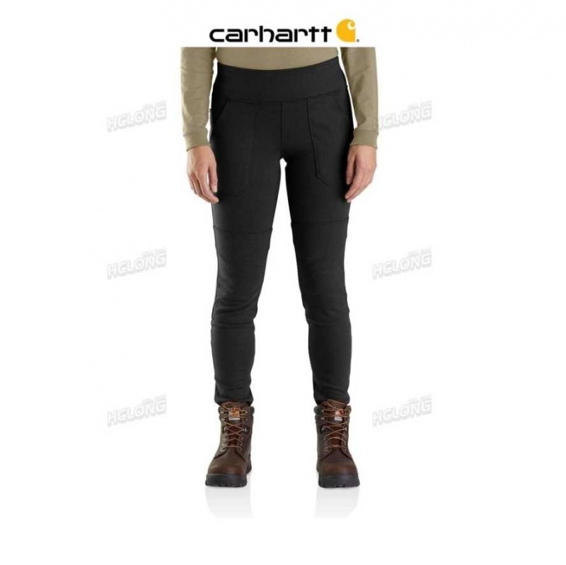 Noir Carhartt Flame-Resistant Force Fitted Midweight Utility Legging - Danmark JZS-2802452