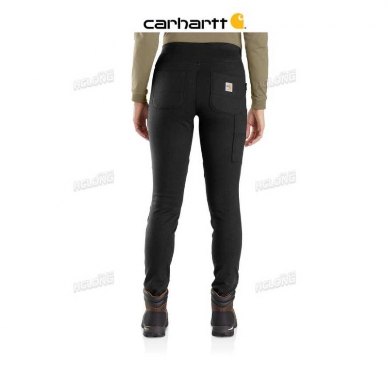 Noir Carhartt Flame-Resistant Force Fitted Midweight Utility Legging - Danmark JZS-2802452