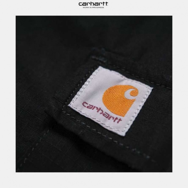 Noir Carhartt Wip Aviation Pant - Danmark QWG-9669553