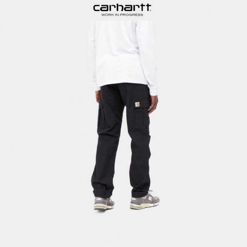 Noir Carhartt Wip Aviation Pant - Danmark QWG-9669553