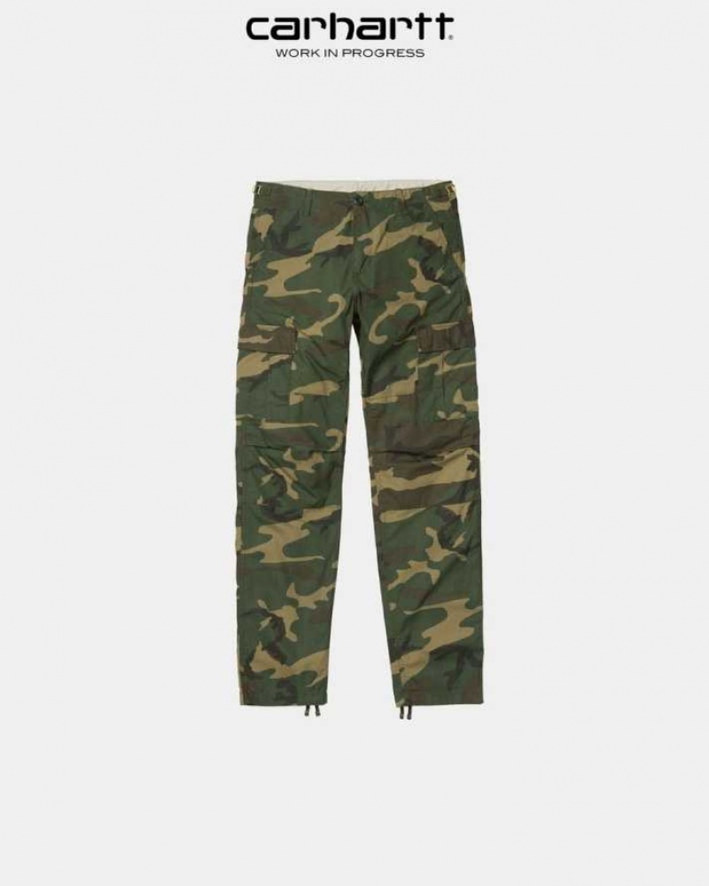 Camouflage Carhartt Wip Aviation Pant - Danmark RWW-4819444