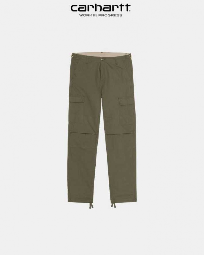 Seaweed Carhartt Wip Aviation Pant - Danmark HTR-3304485