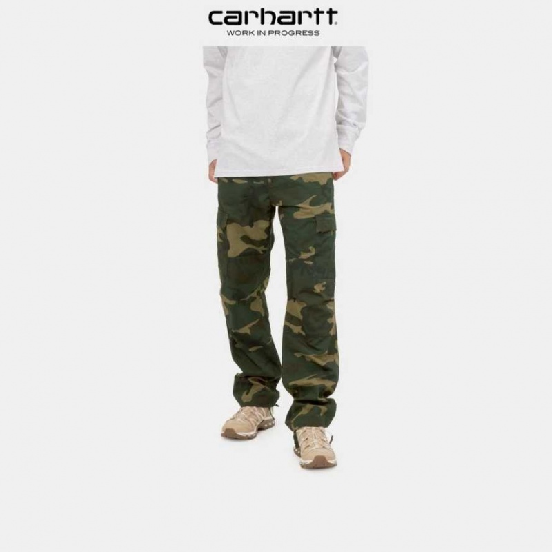 Camouflage Carhartt Wip Aviation Pant - Danmark RWW-4819444