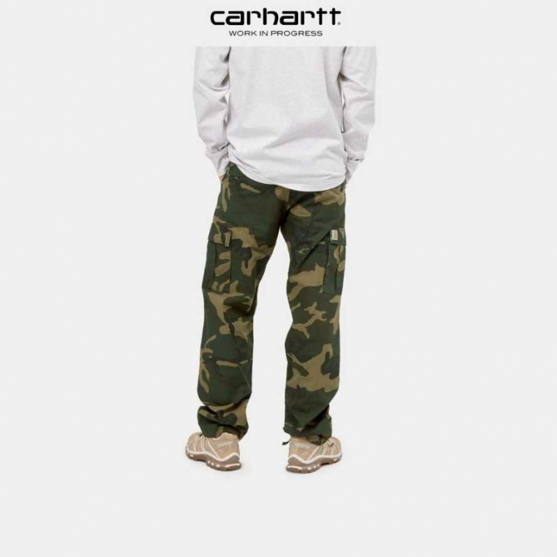 Camouflage Carhartt Wip Aviation Pant - Danmark RWW-4819444