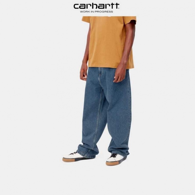 Bleu Carhartt Wip Brandon Pant - Danmark QVY-9394704