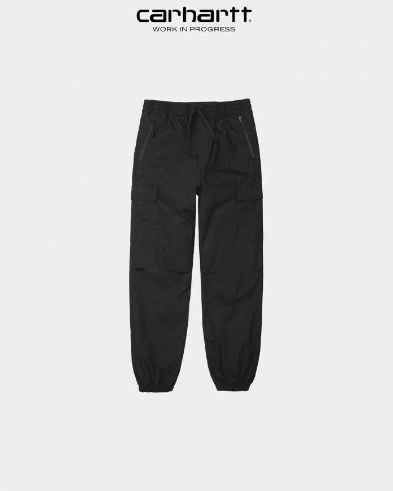 Noir Carhartt Wip Cargo Jogger Pant - Danmark PWI-7095228