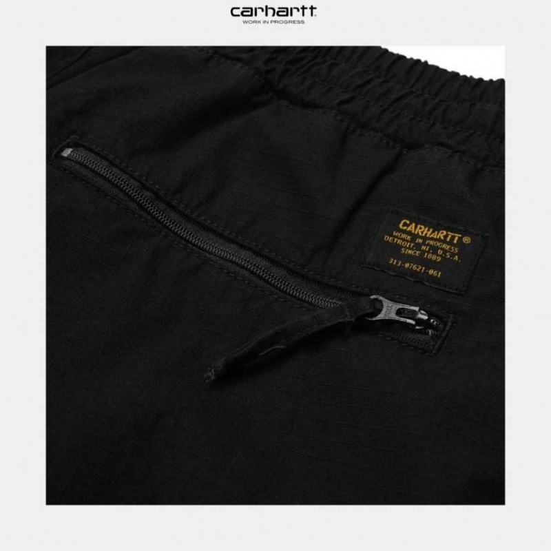 Noir Carhartt Wip Cargo Jogger Pant - Danmark PWI-7095228