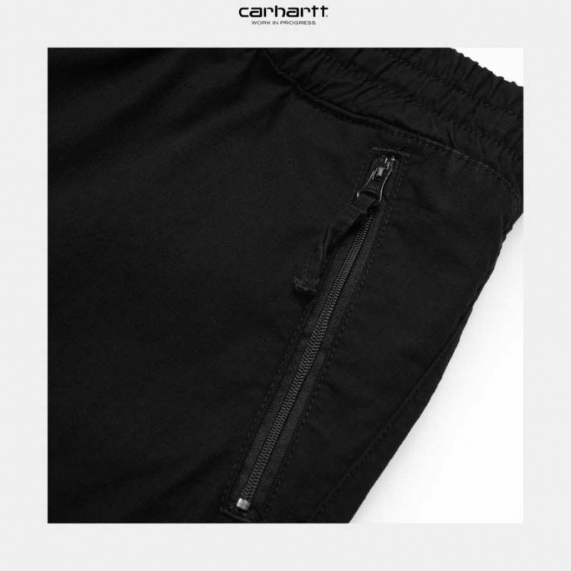 Noir Carhartt Wip Cargo Jogger Pant - Danmark PWI-7095228