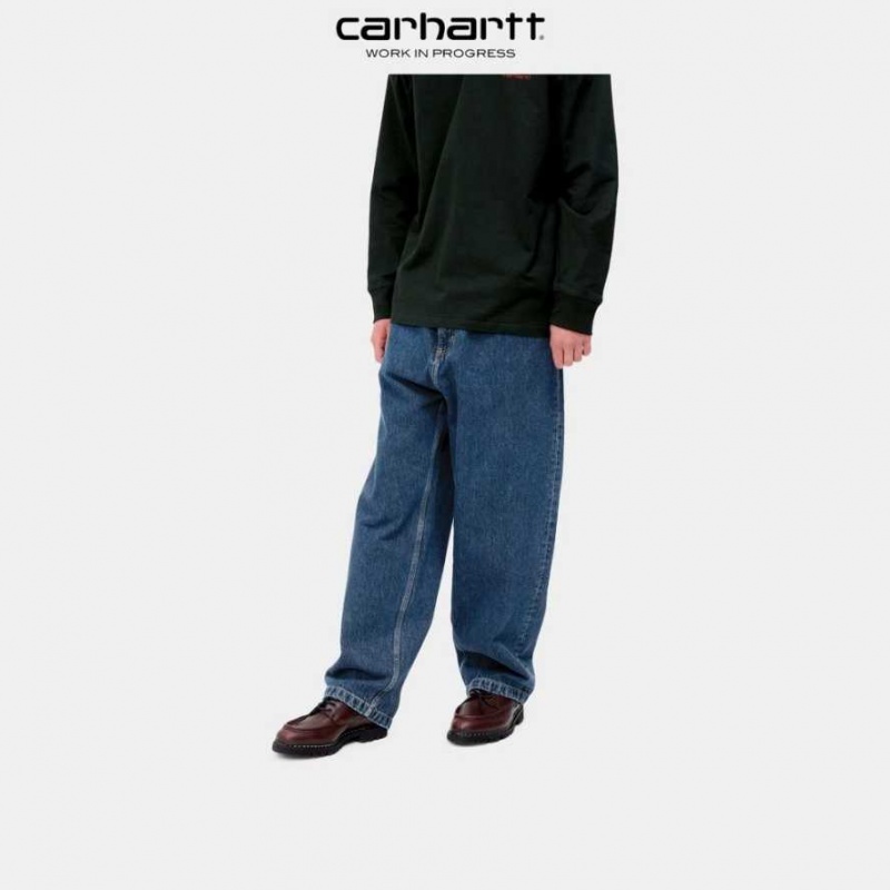 Bleu Carhartt Wip Brandon Pant - Danmark BKM-6688417