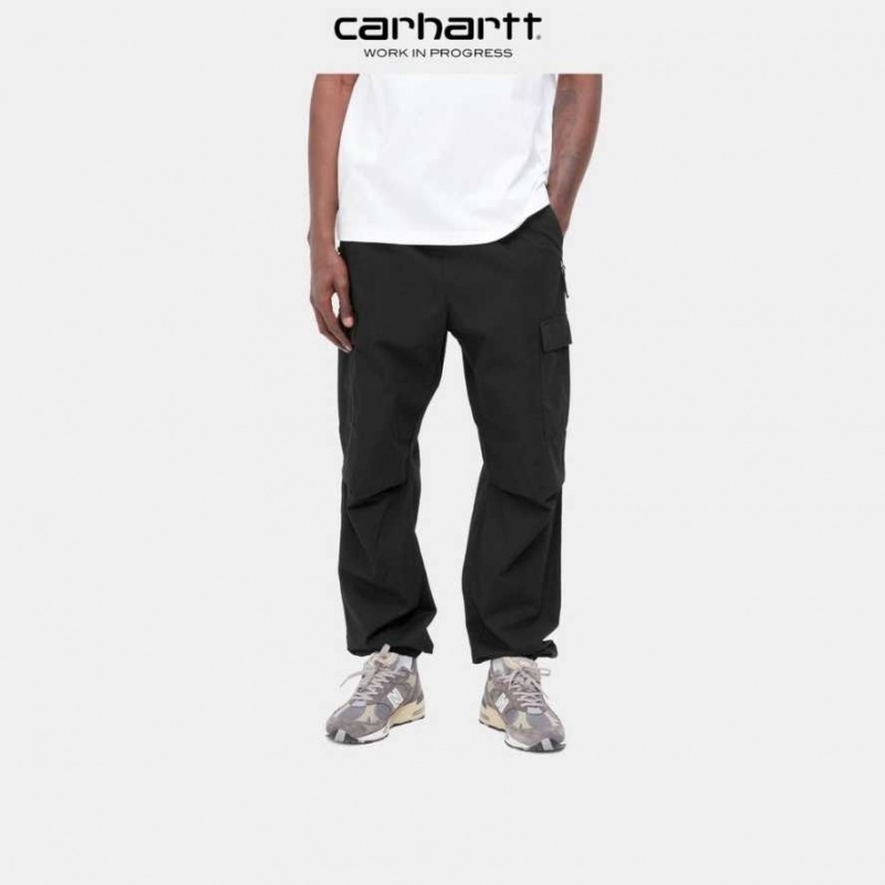 Noir Carhartt Wip Cargo Jogger Pant - Danmark PWI-7095228