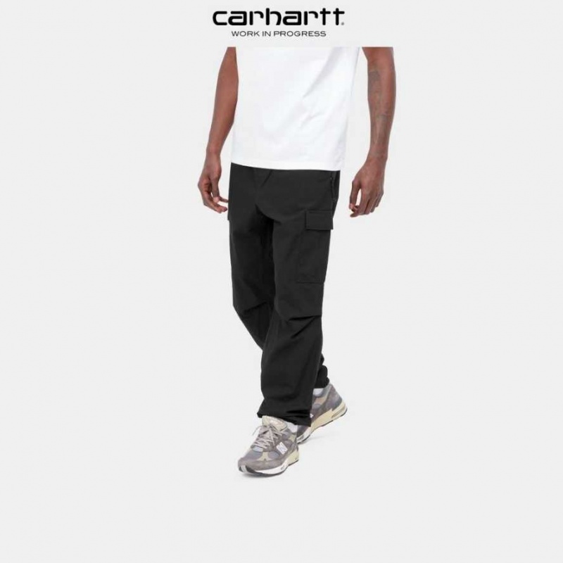 Noir Carhartt Wip Cargo Jogger Pant - Danmark PWI-7095228