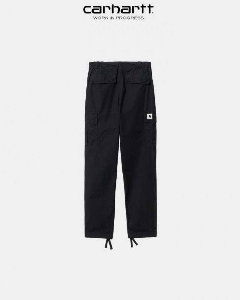 Noir Carhartt Wip Cargo Pant - Danmark QLR-5101329